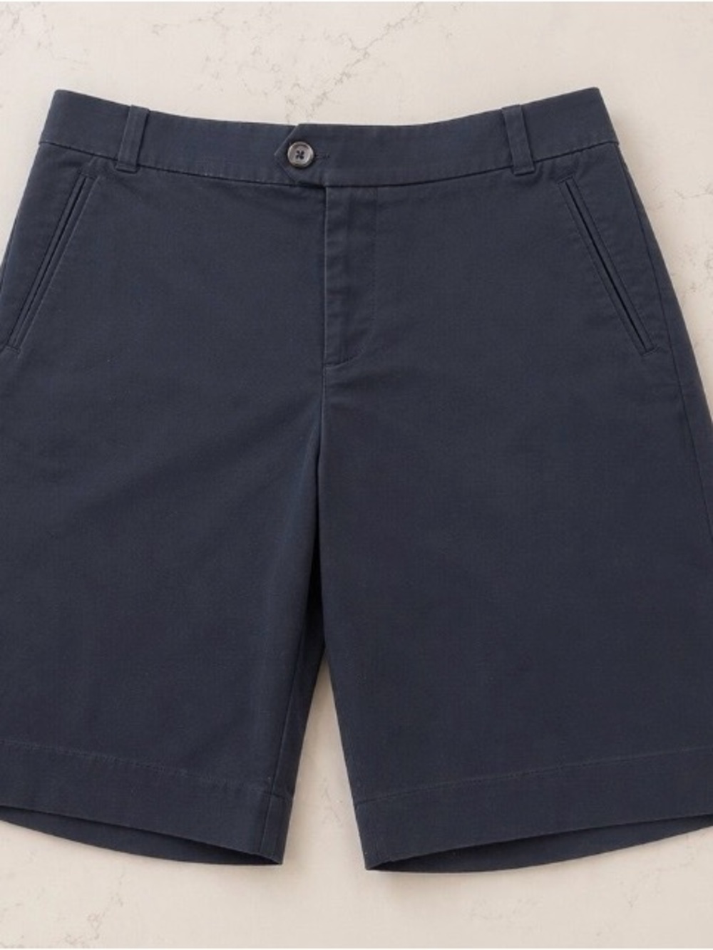 Dockers Black Bermuda Shorts Size 10 Stretch Chino Flat Front